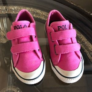 Girls Ralph Lauren polo sneakers